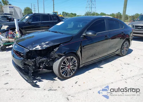 2021 Kia Forte Gt z USA, uszkodzony, nr VIN 3KPF44AC5ME334522